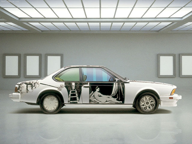 BMW 635 CSi Art Car (1986): Robert Rauschenberg