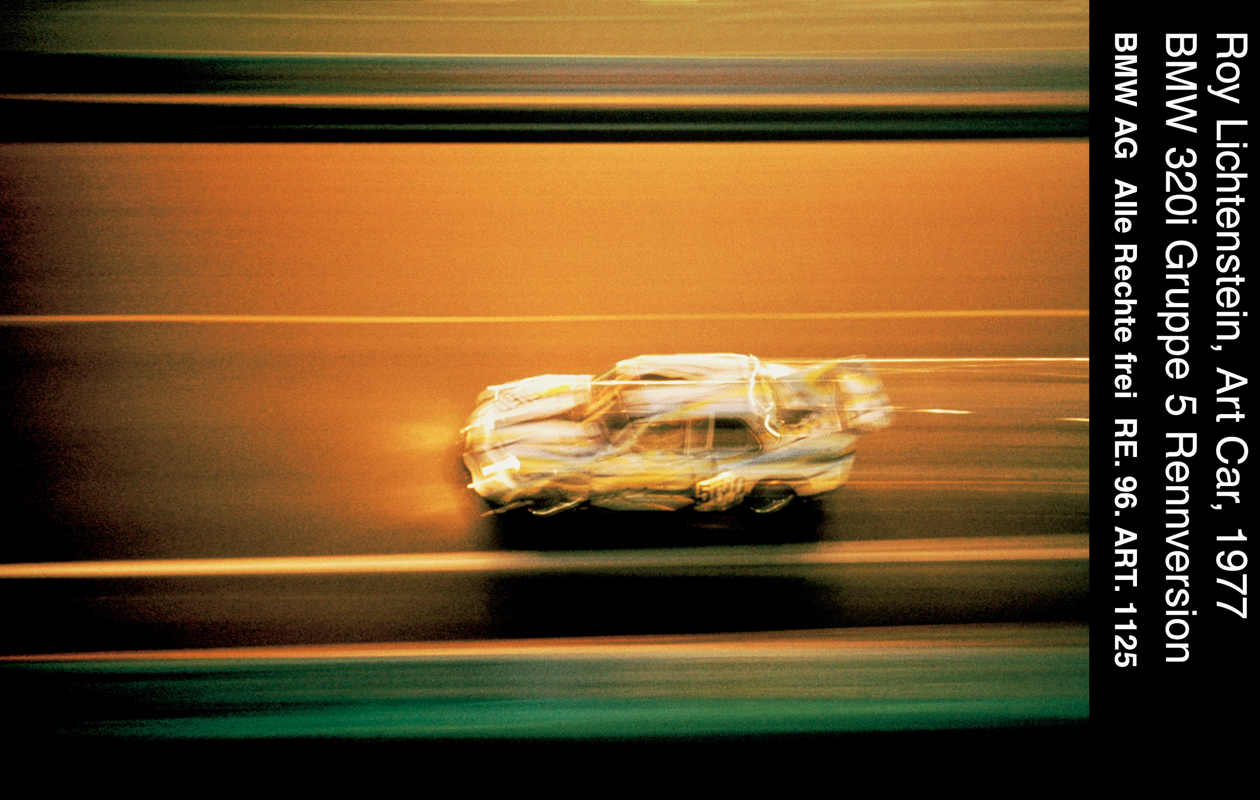 BMW 320i Art Car (1977): Roy Lichtenstein
