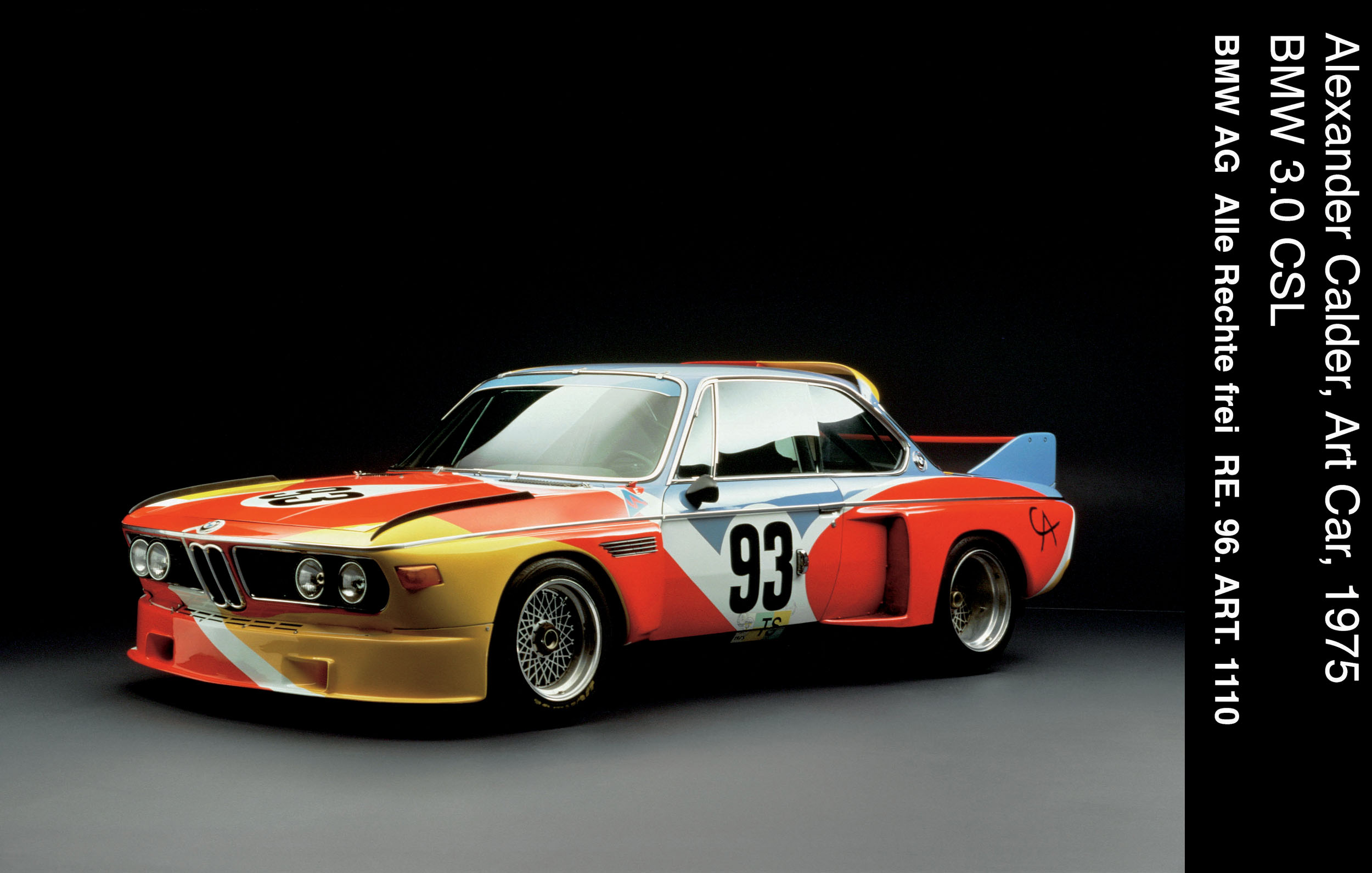 BMW 3.0 CSL Art Car (1975): Alexander Calder