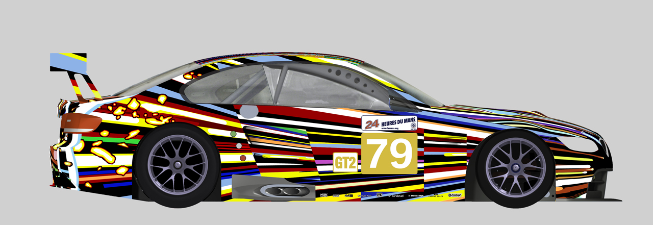 BMW M3 GT2 Art Car (2010): Jeff Koons