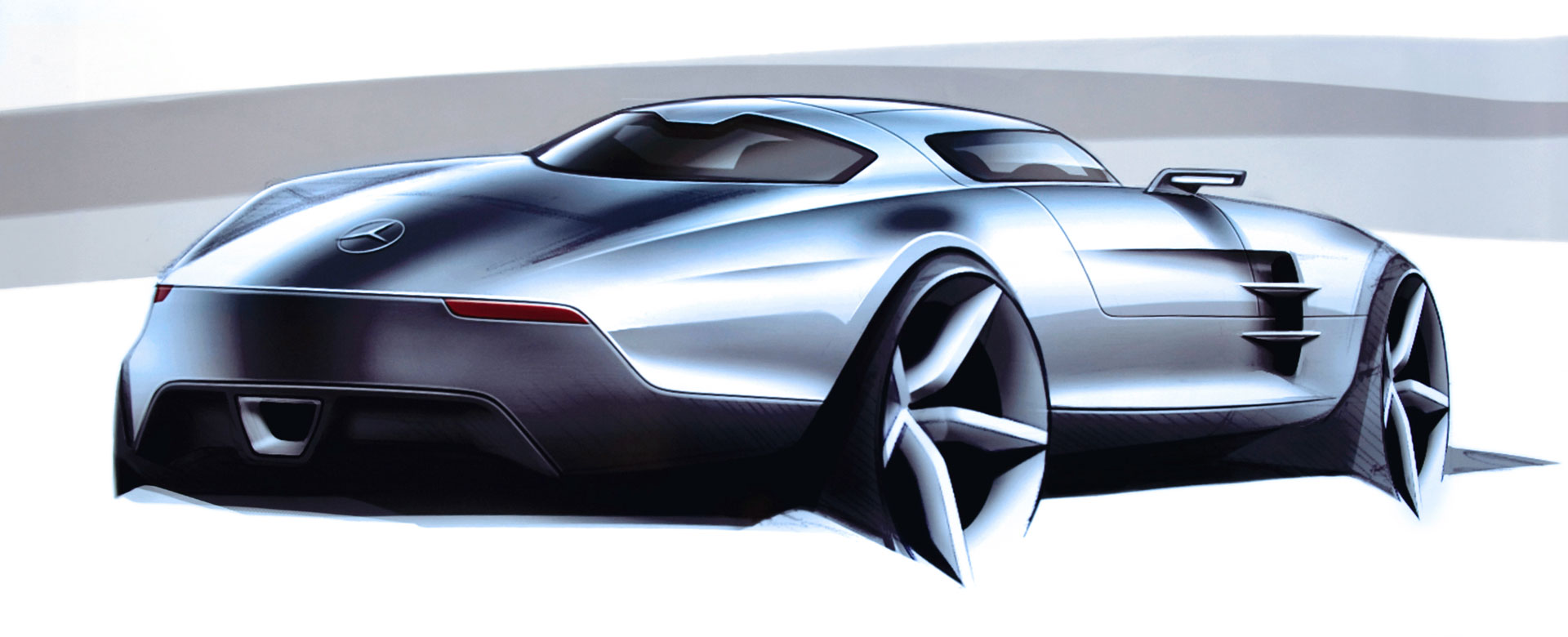 Mercedes-Benz SLS AMG (2010): Крыло чайки