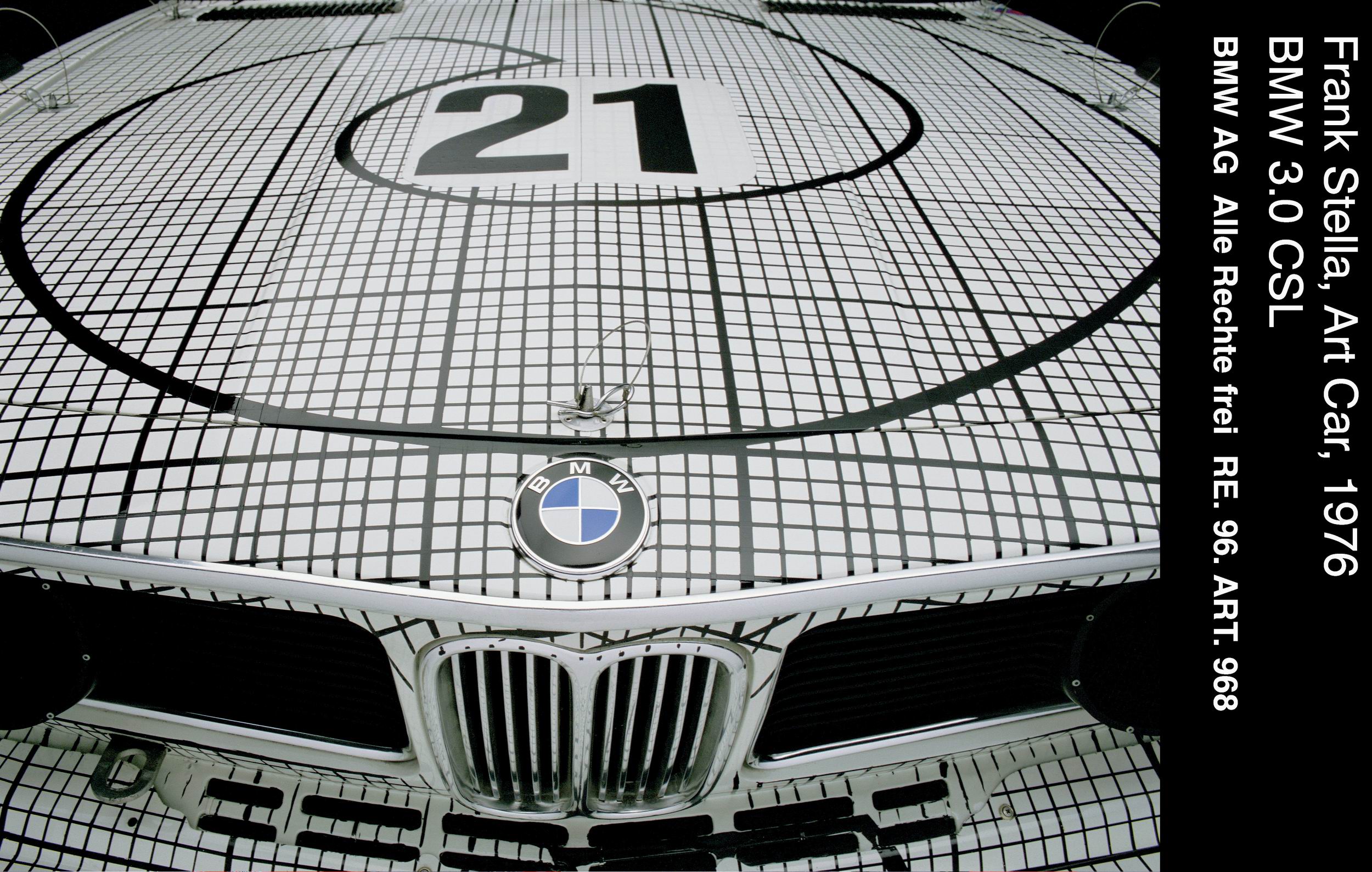 BMW 3.0 CSL Art Cart # 2 (1976): Frank Stella