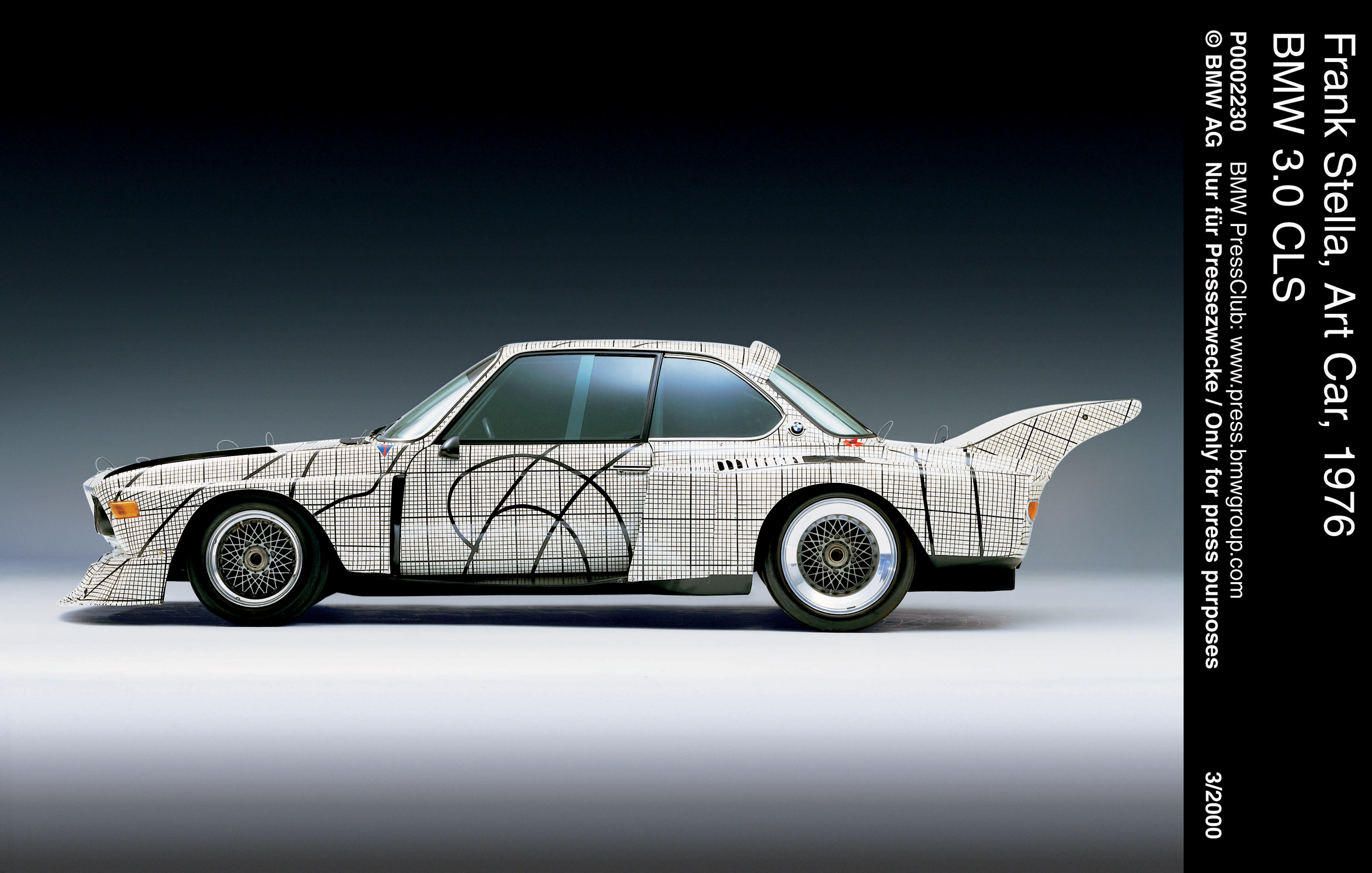 BMW 3.0 CSL Art Cart # 2 (1976): Frank Stella