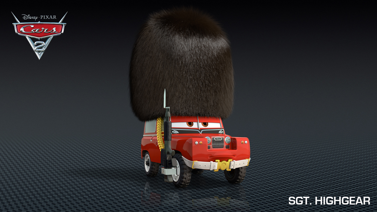 Cars 2 Characters: Sgt. Highgear