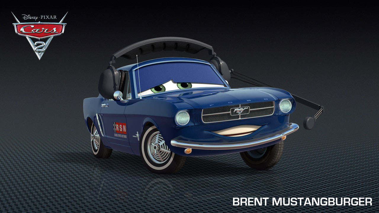 Cars 2 Characters: Brent Mustangburger