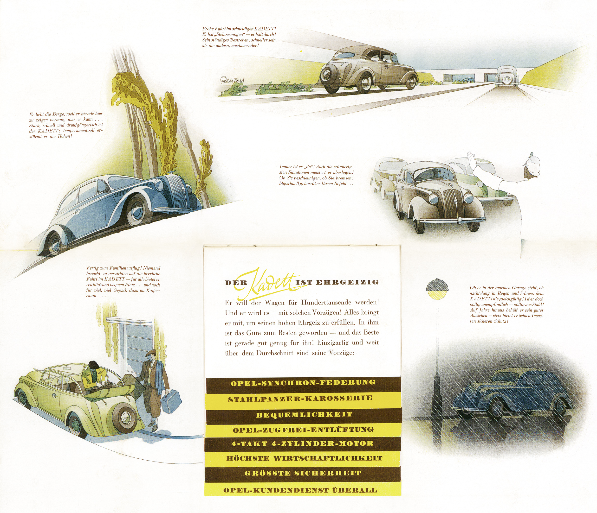 Opel Kadett: Graphic by Bernd Reuters