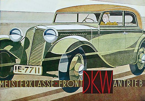 DKW Meisterklasse - Front Antrieb (1933): Graphic by Bernd Reuters