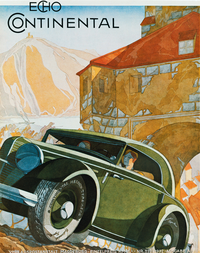 Echo Continental Cover (1932): Graphic by Bernd Reuters