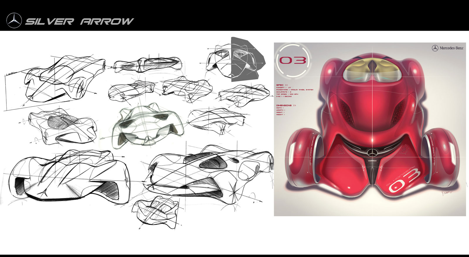 LA Design Challenge (2011): Mercedes-Benz Silver Arrow Concept