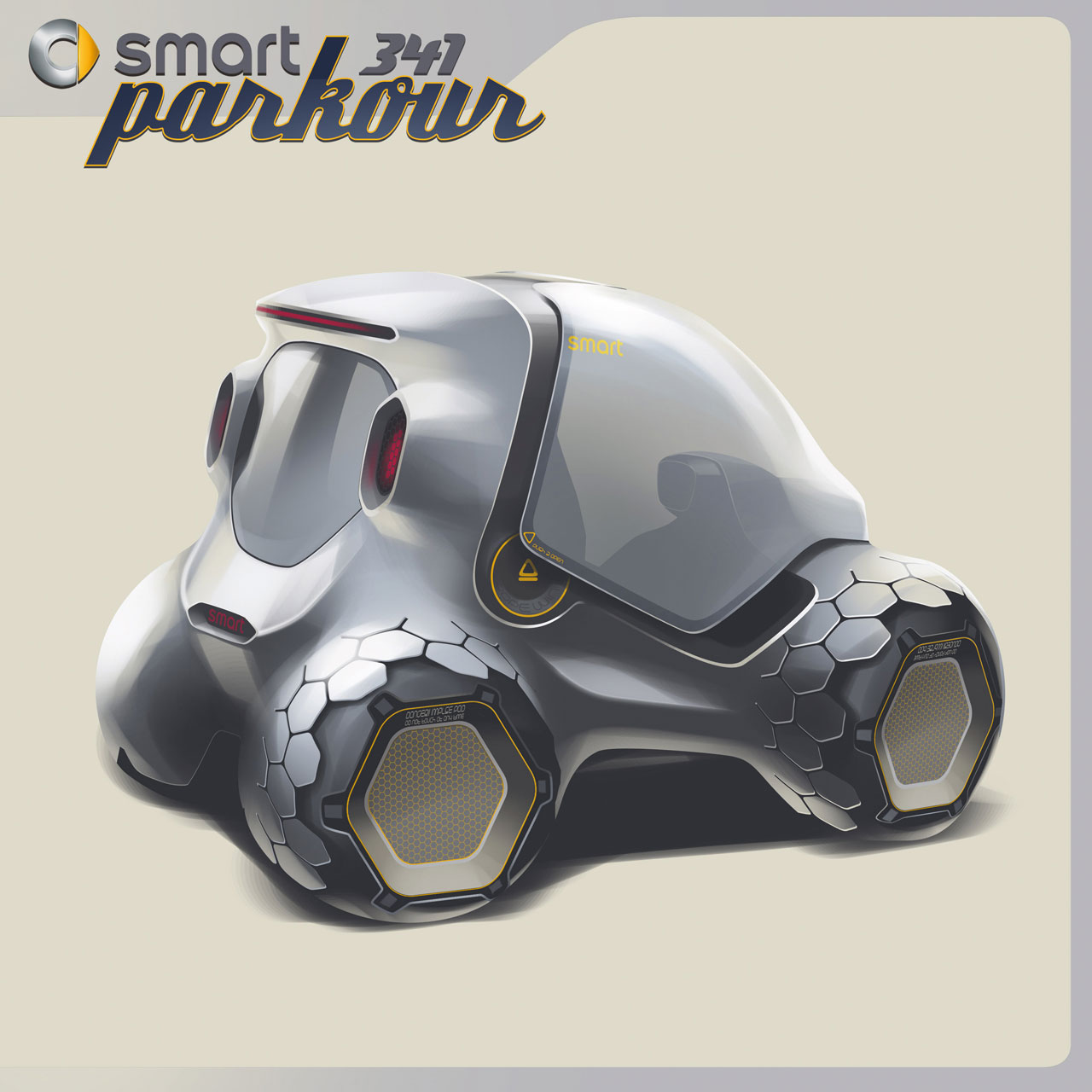 LA Design Challenge (2011): Smart 341 Parkour Concept 