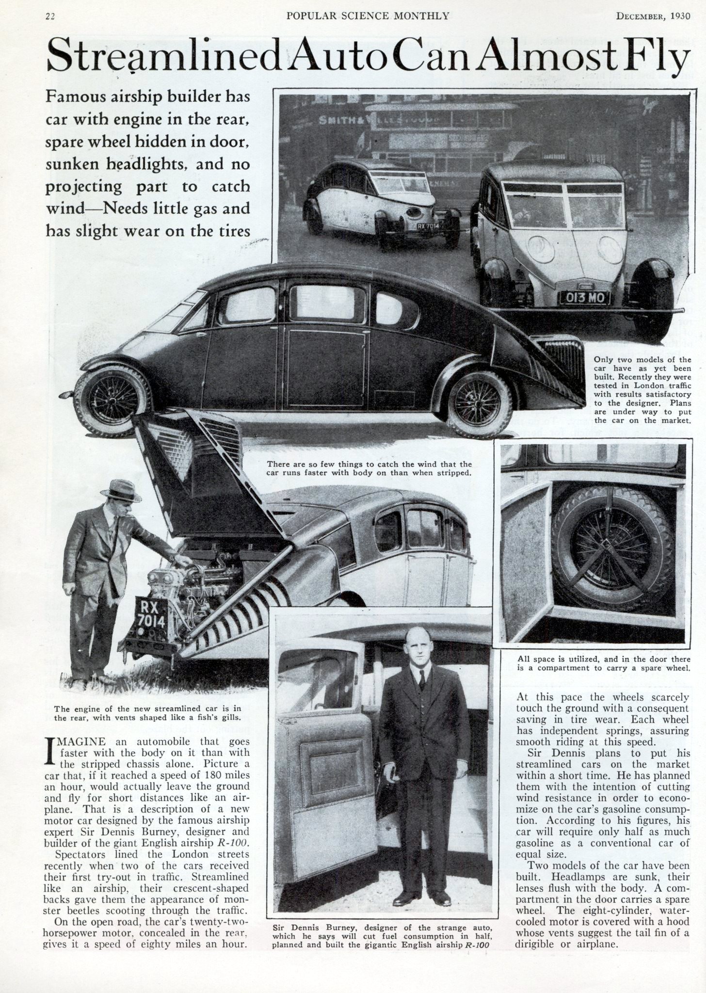 Burney Streamline - Popular Science (Dec. 1930)