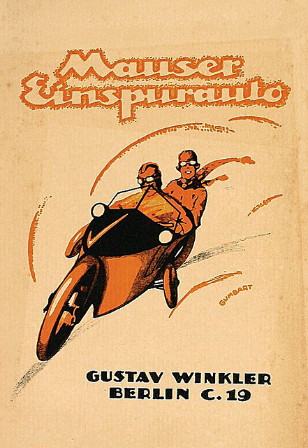 Mauser Einspurauto Ad (1921)