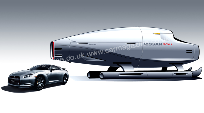 Nissan-designed Santa's sleigh (2008)