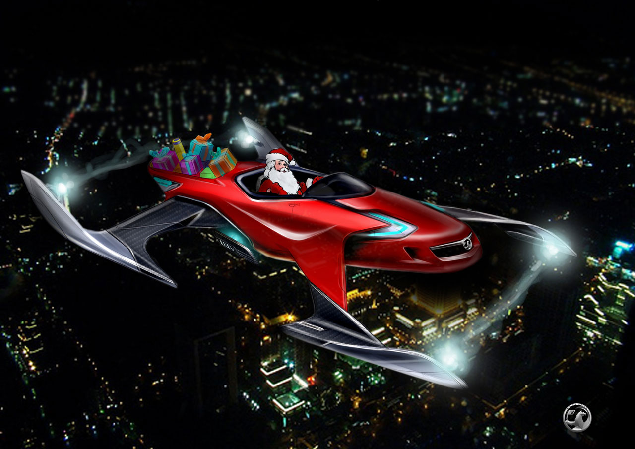 Vauxhall-designed Santa's sleigh (2009)