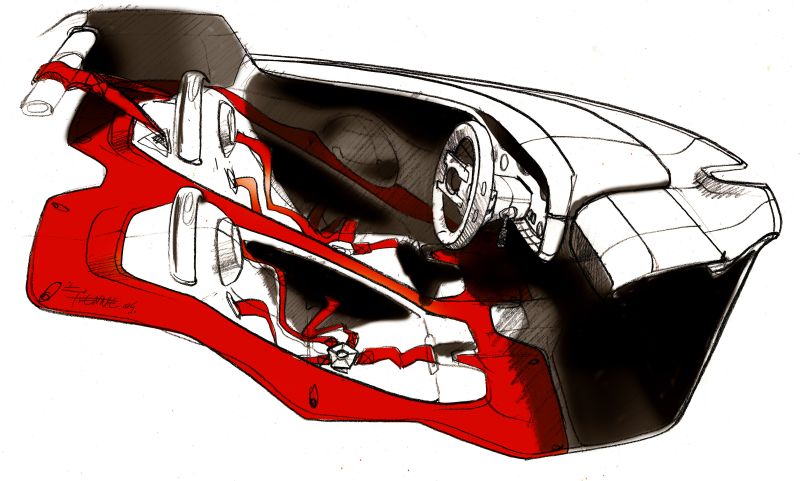 Fenomenon Stratos (2005) - Interior Design Sketch