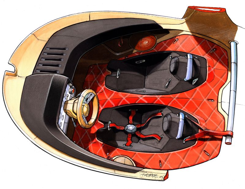 Fenomenon Stratos (2005) - Interior Design Sketch