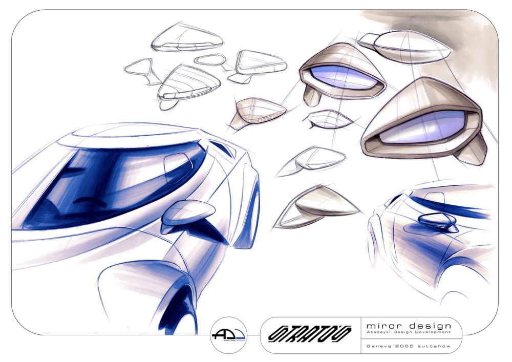 Fenomenon Stratos (2005) - Design Sketch by Hermidas Atabeyki