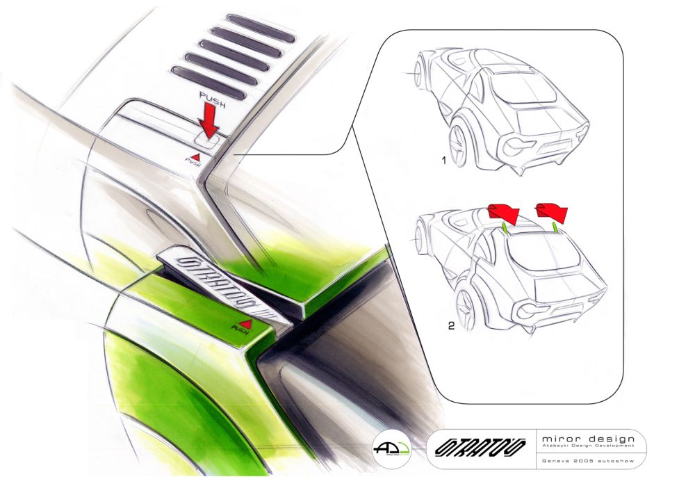 Fenomenon Stratos (2005) - Design Sketch by Hermidas Atabeyki