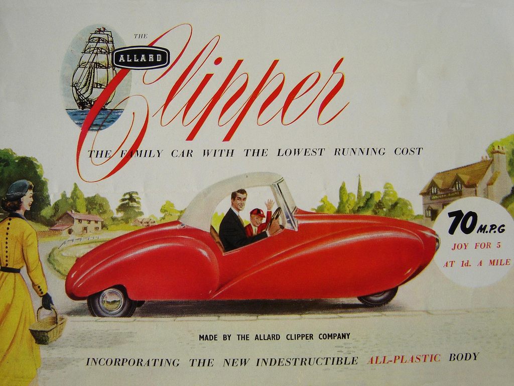 Allard Clipper 347cc - 1954 Ad