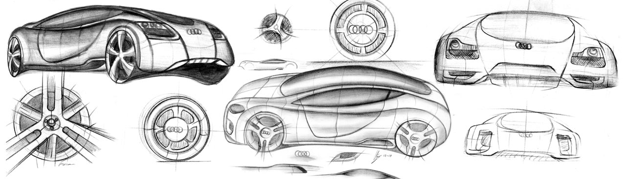 Audi Locus (2007): Ugur Sahin - Design Sketches