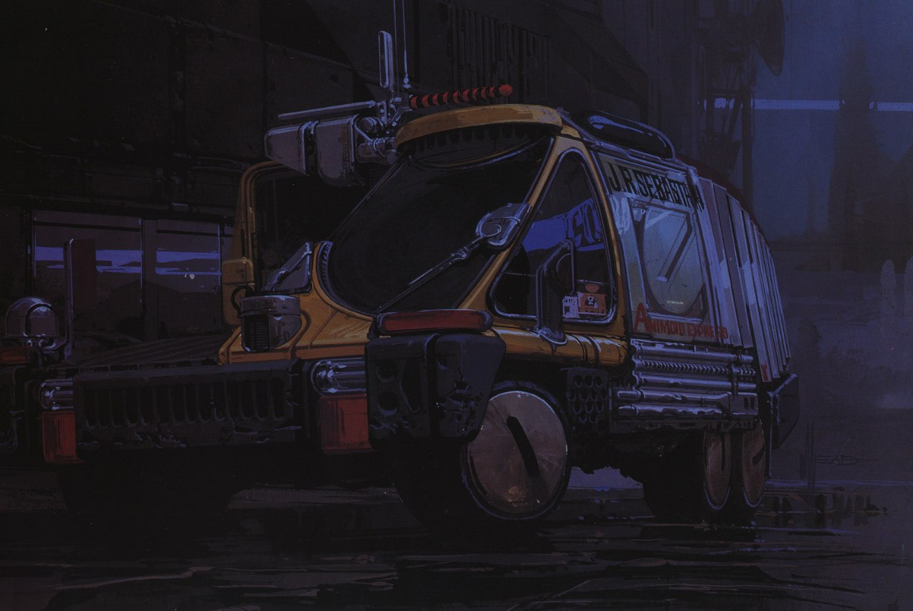 Сoncept art for Blade Runner by Syd Mead - Sebastian's Van