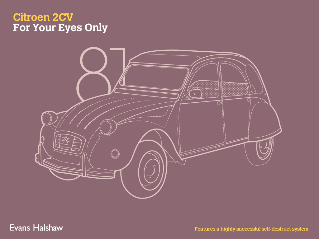 Cintroen 2CV | For Your Eyes Only, 1981