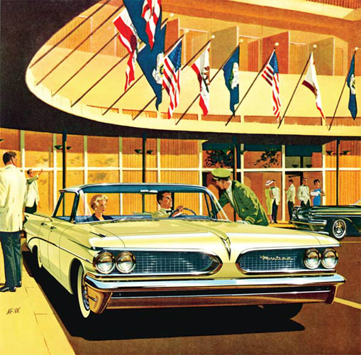 1959 Pontiac Catalina Vista - 'Hilton Hotel, Beverly Hills': Art Fitzpatrick and Van Kaufman