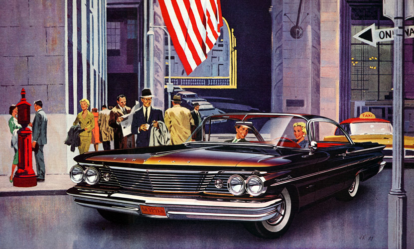 1960 Pontiac Bonneville Sports Coupe - 'Park Avenue': Art Fitzpatrick and Van Kaufman