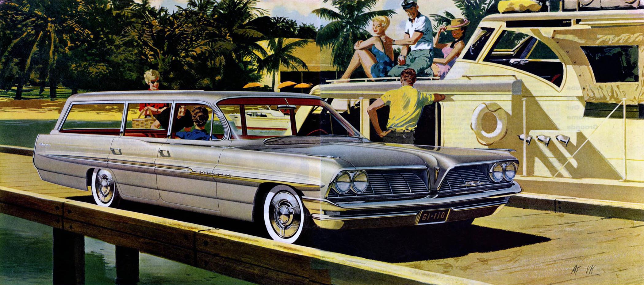 1961 Pontiac Bonneville Custom Safari: Art Fitzpatrick and Van Kaufman