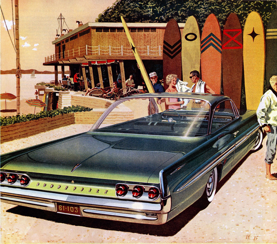 1961 Pontiac Bonneville Sports Coupe: Art Fitzpatrick and Van Kaufman
