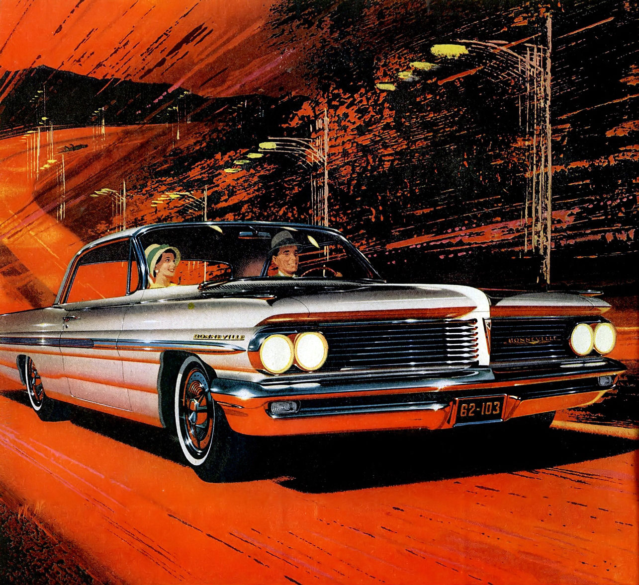 1962 Pontiac Bonneville Sports Coupe: Art Fitzpatrick and Van Kaufman