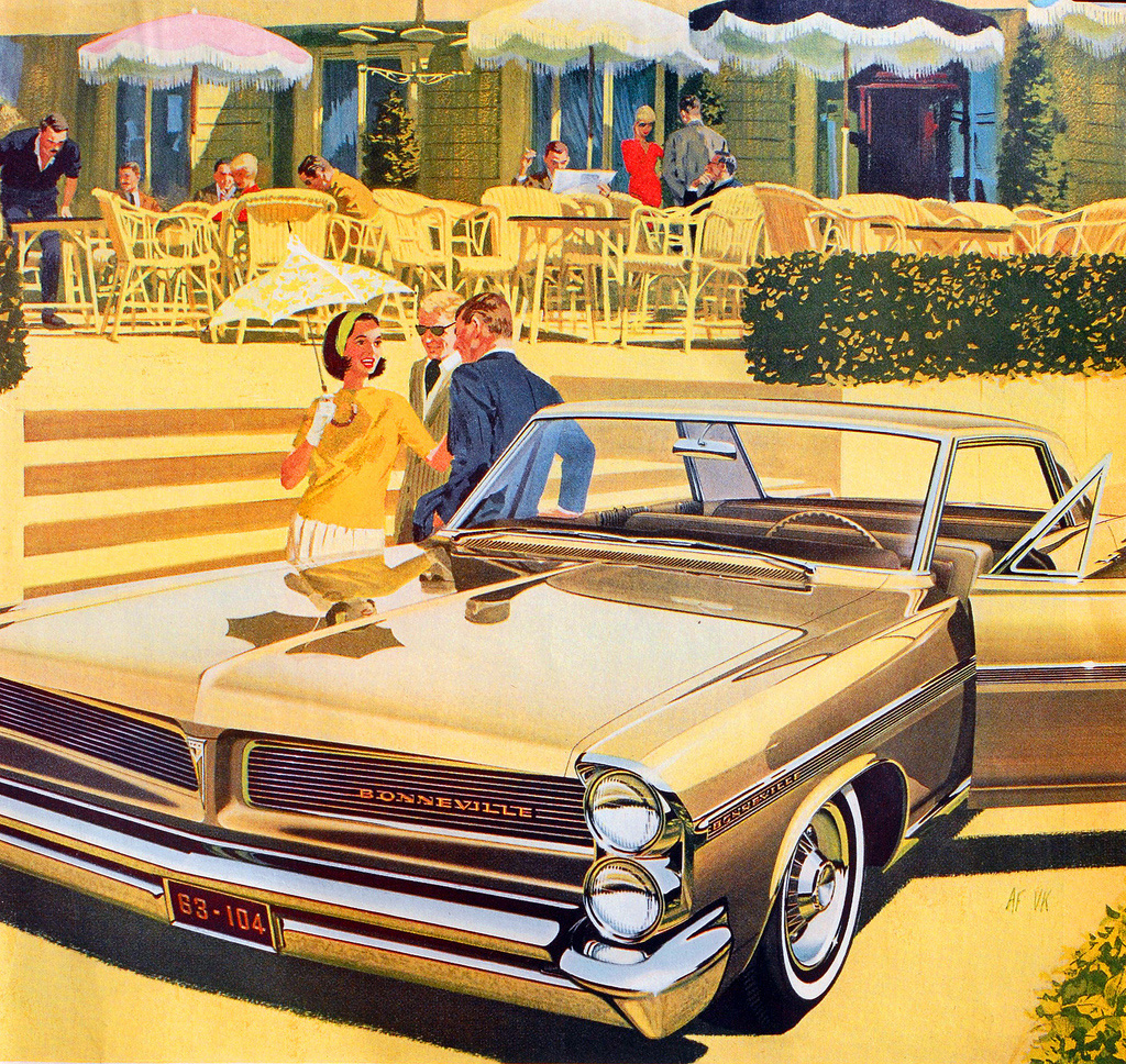 1963 Pontiac Bonneville Sports Coupe: Art Fitzpatrick and Van Kaufman