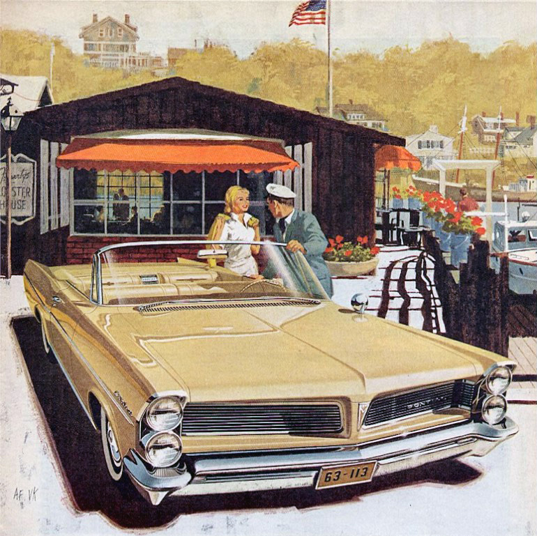 1963 Pontiac Catalina Convertible - 'Lobster House, Cape Ann': Art Fitzpatrick and Van Kaufman