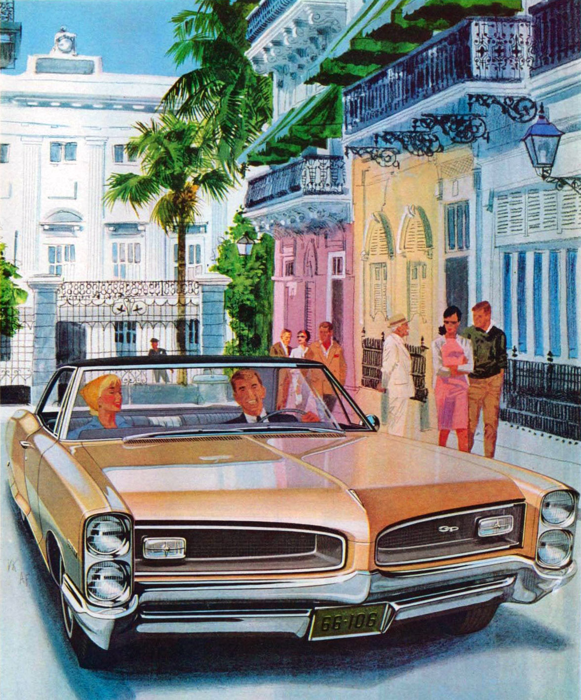 1966 Pontiac Grand Prix - 'San Juan, P.R.': Art Fitzpatrick and Van Kaufman