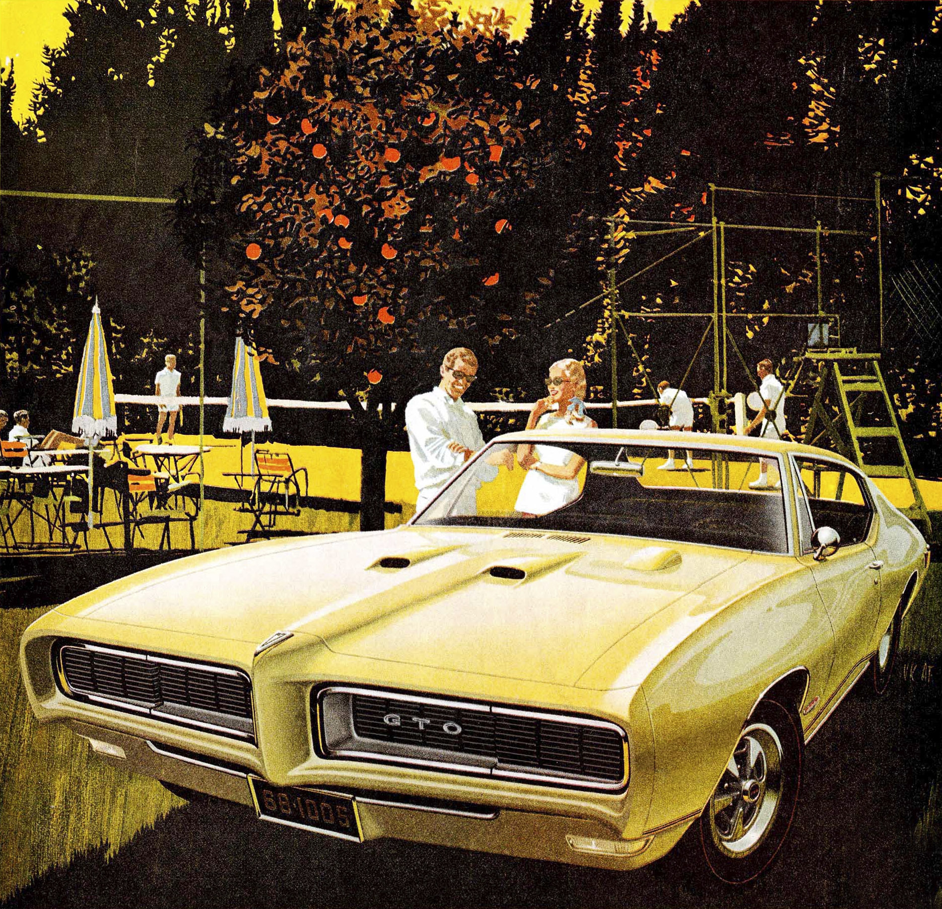 1968 Pontiac GTO Hardtop Coupe - 'Beaulieu Tennis Club': Art Fitzpatrick and Van Kaufman