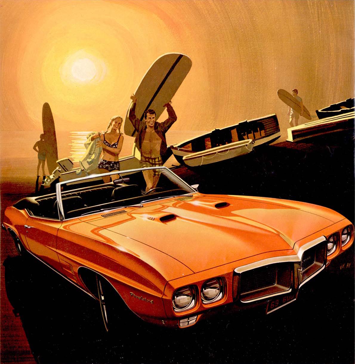1969 Pontiac Firebird 400 Convertible - 'Surfers': Art Fitzpatrick and Van Kaufman