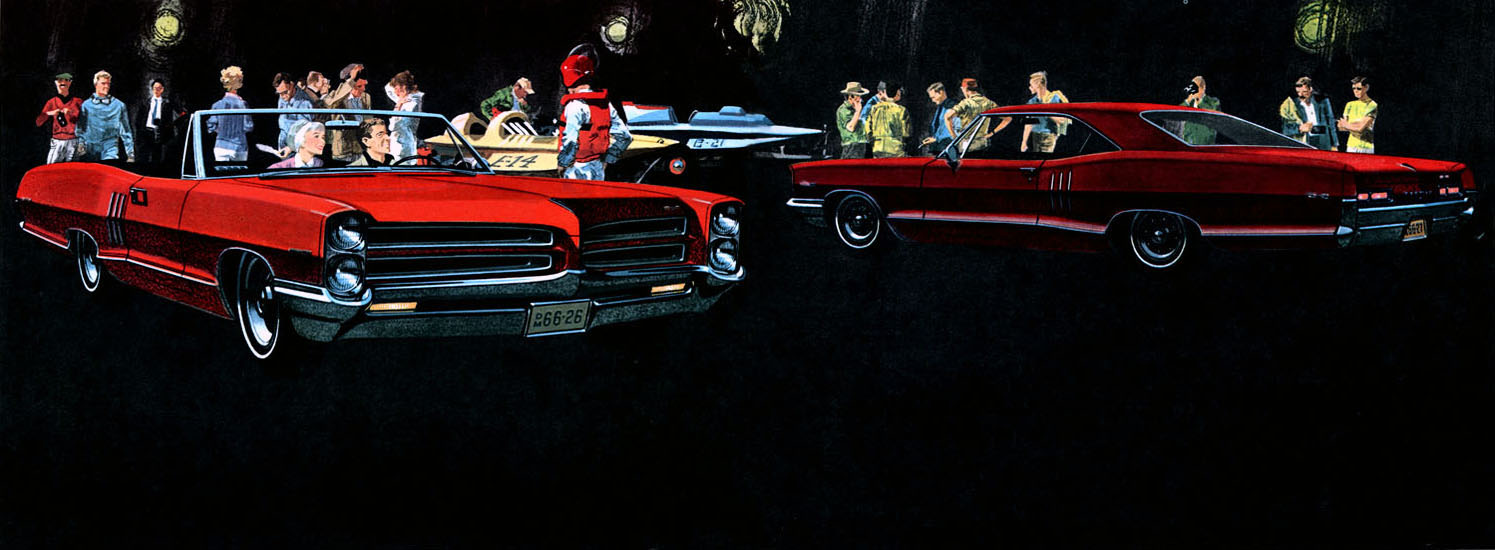 1966 Pontiac 2+2 Convertible and Hardtop Coupe - 'Boat Racers': Art Fitzpatrick and Van Kaufman