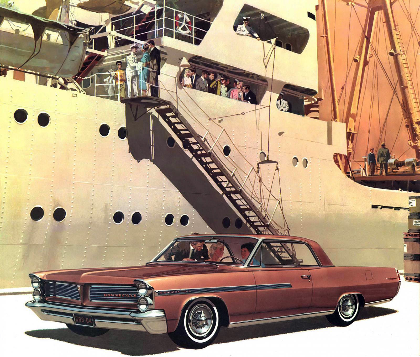 1963 Pontiac Bonneville Sports Coupe: Art Fitzpatrick and Van Kaufman
