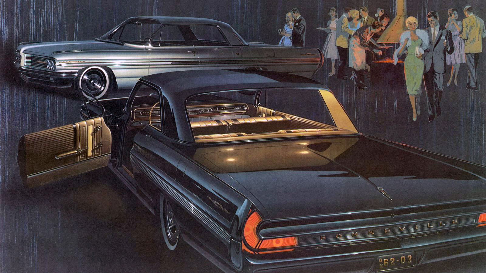 1962 Pontiac Bonneville Sports Coupe and Bonneville Vista - 'BarBQ': Art Fitzpatrick and Van Kaufman