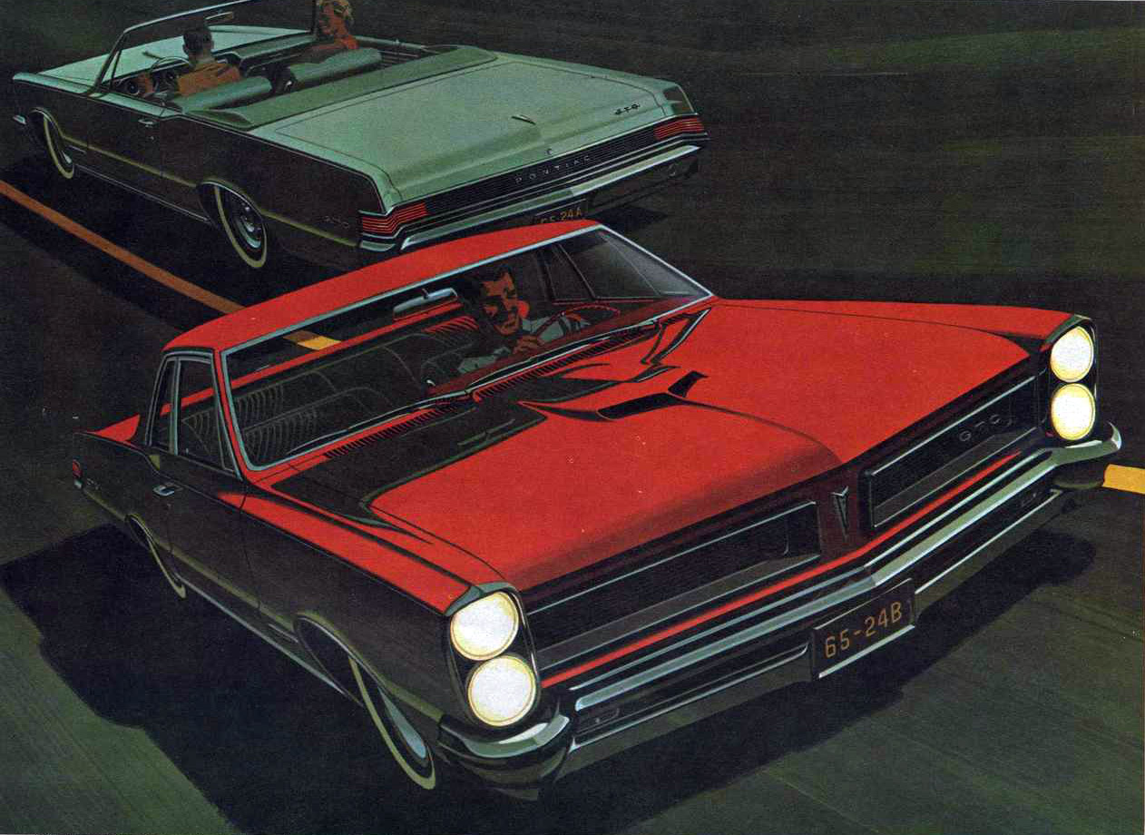 1965 Pontiac GTO Sports Coupe and GTO Convertible: Art Fitzpatrick and Van Kaufman
