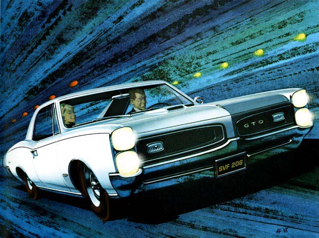 1966 Pontiac GTO Hardtop Coupe - 'Vrooom': Art Fitzpatrick and Van Kaufman