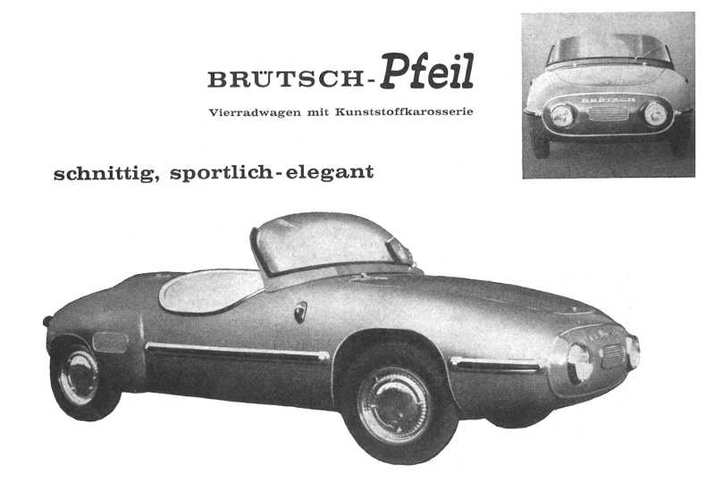 Brütsch Pfeil (Arrow), 1956-1958