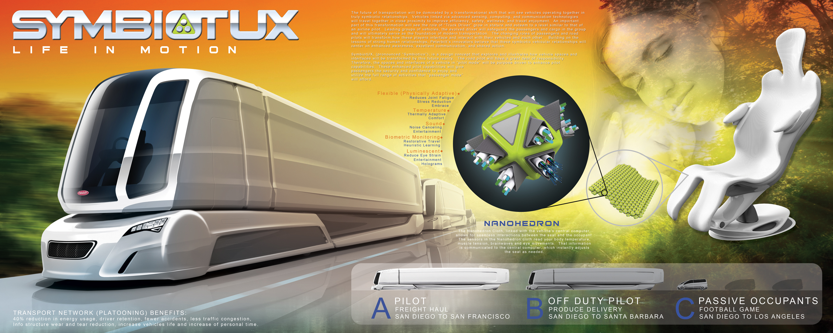 LA Design Challenge (2014): Peterbilt SymbiotUX