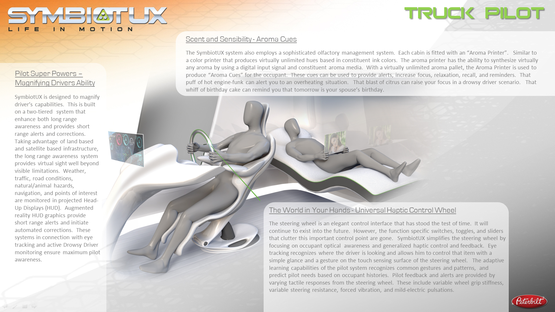 LA Design Challenge (2014): Peterbilt SymbiotUX