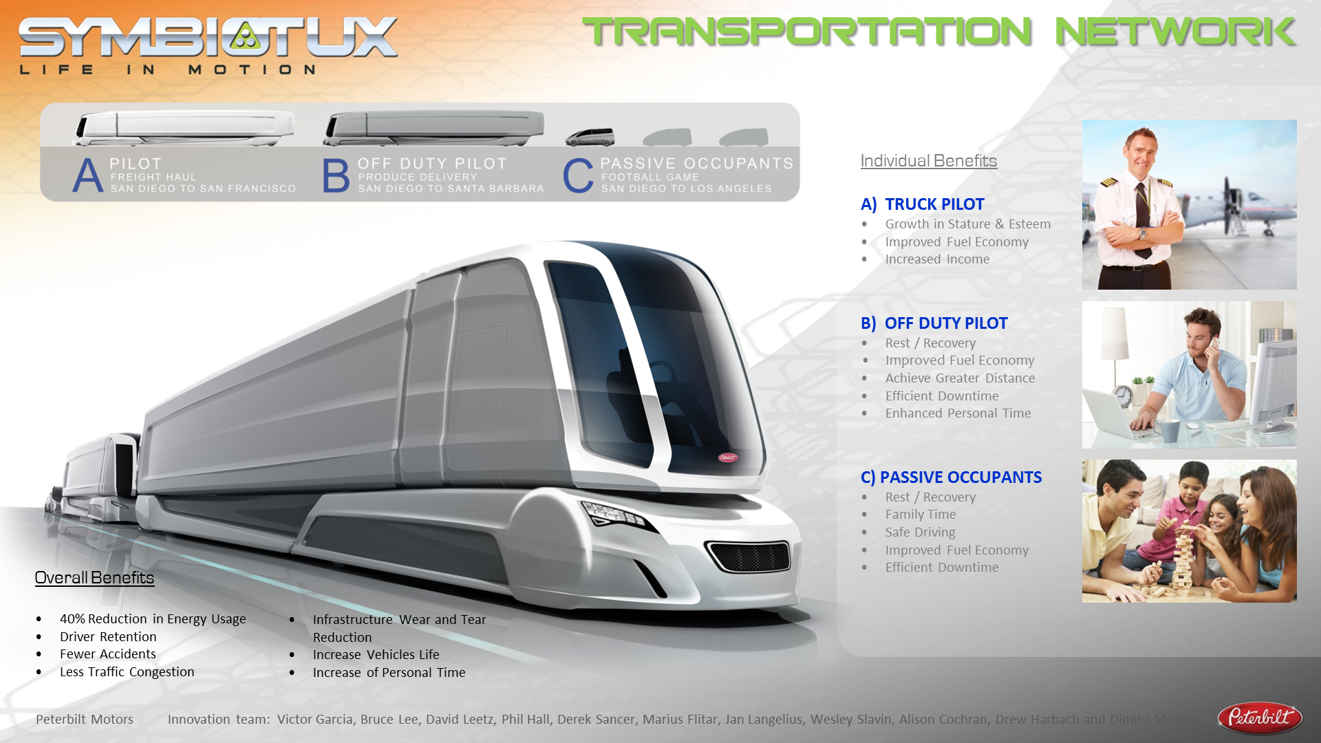 LA Design Challenge (2014): Peterbilt SymbiotUX