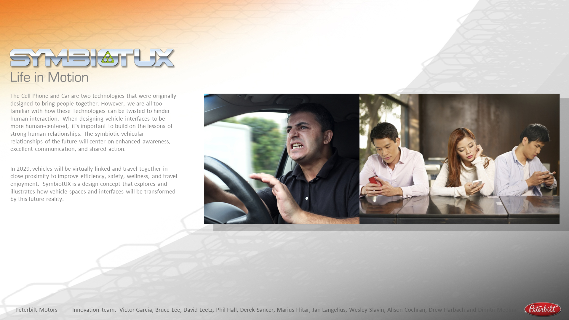 LA Design Challenge (2014): Peterbilt SymbiotUX