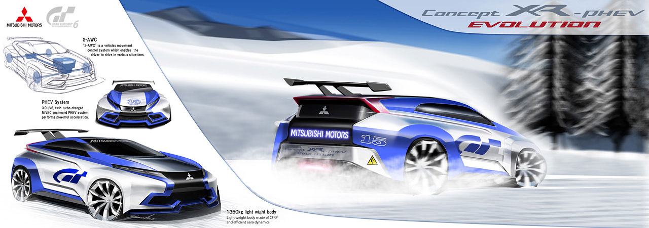 Mitsubishi Concept XR-PHEV Evolution Vision Gran Turismo (2014)
