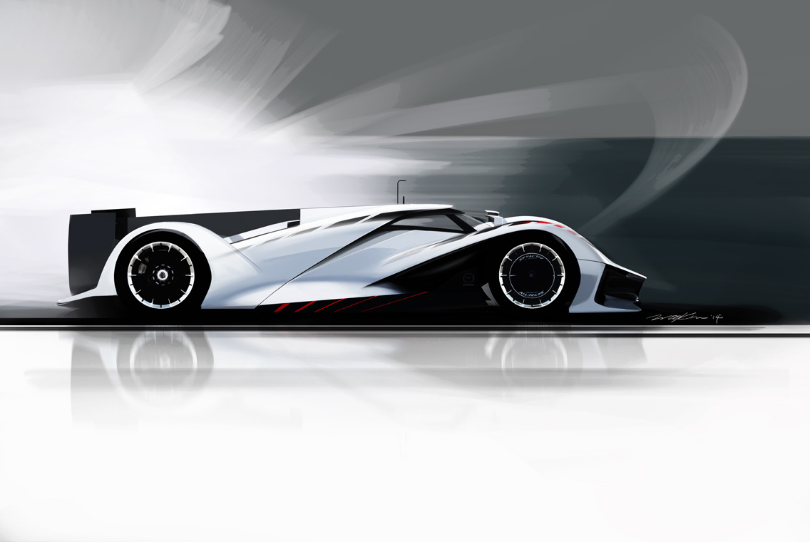 Mazda LM55 Vision Gran Turismo (2014) - Design Sketch