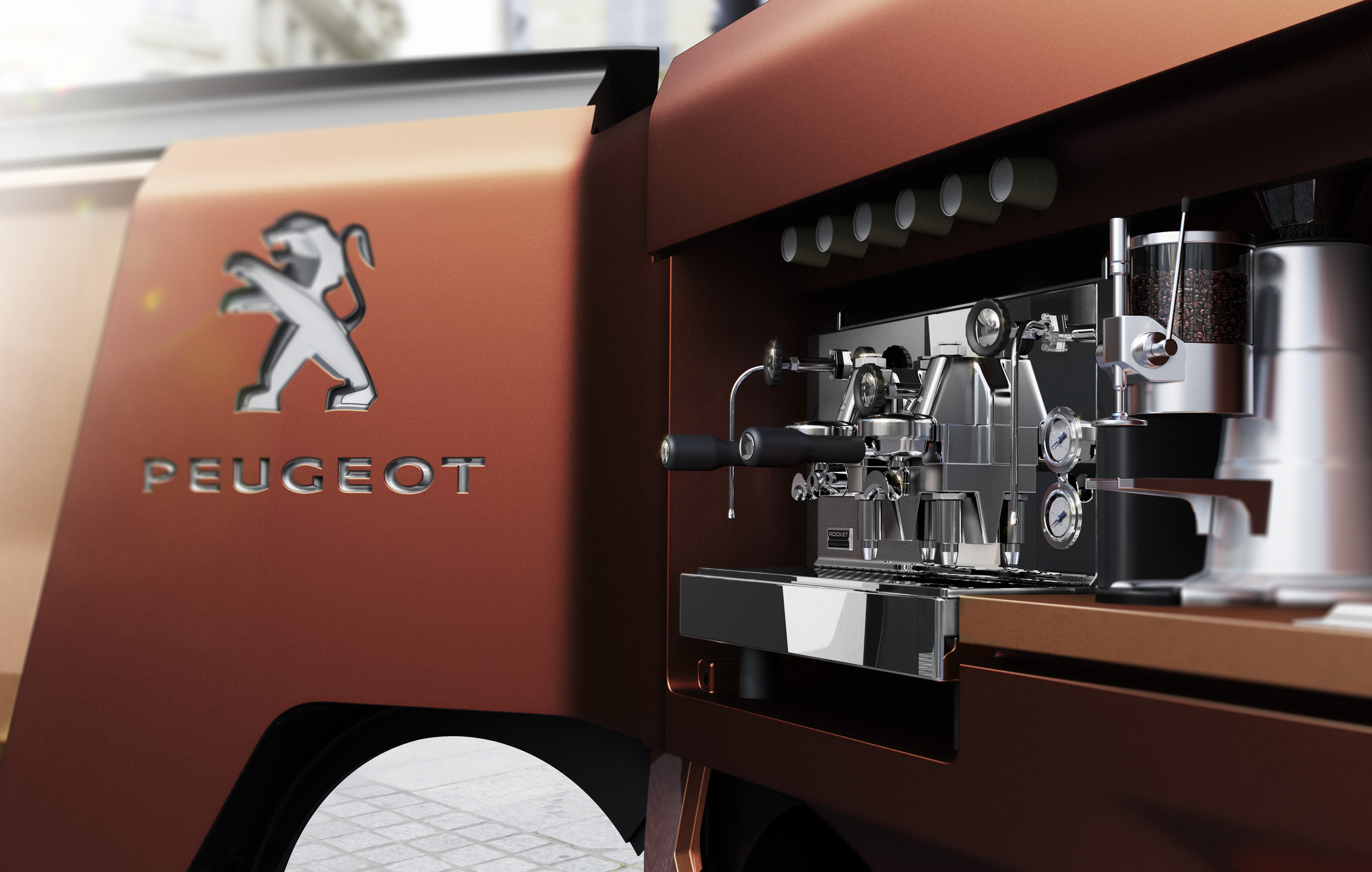 Peugeot Foodtruck Concept (2015): Le Bistrot du Lion