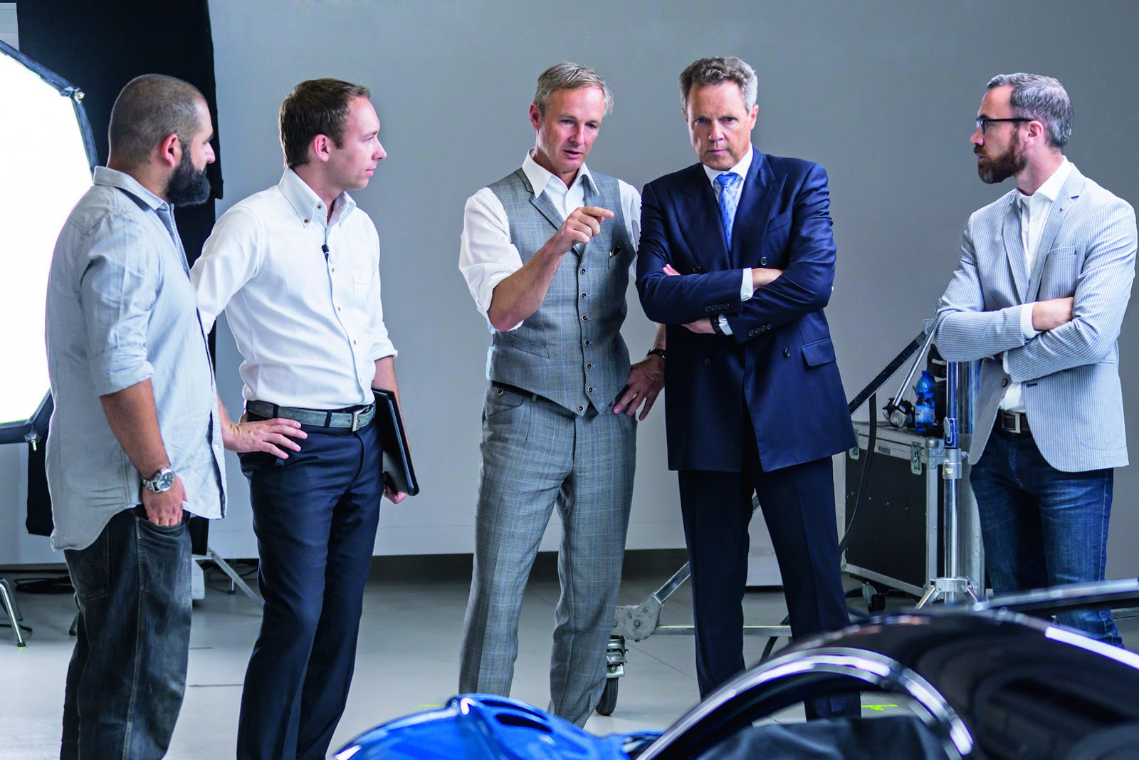 Bugatti Vision Gran Turismo (2015) - Design Team and Bugatti President Wolfgang Durheimer
